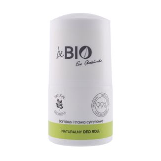 beBIO Ewa Chodakowska, naturalny dezodorant roll-on, bambus i trawa cytrynowa, 50 ml - zdjęcie produktu