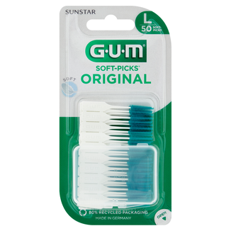 Sunstar Gum Soft-Picks Original, szczoteczki do przestrzeni międzyzębowych, duże, 50 sztuk - zdjęcie produktu