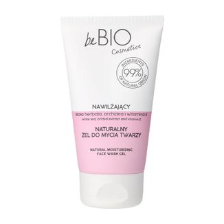 beBIO Cosmetics, naturalny żel do mycia twarzy nawilżający, 150 ml - zdjęcie produktu