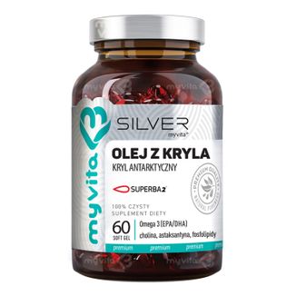 MyVita Silver Olej z Kryla, 60 kapsułek - zdjęcie produktu
