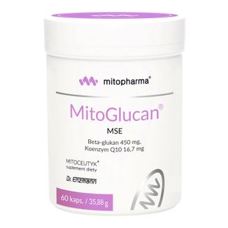 Mito-Pharma MitoGlucan MSE, 60 kapsułek KRÓTKA DATA - zdjęcie produktu