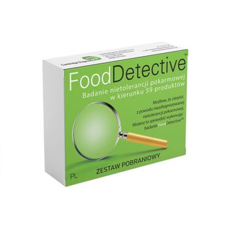 Food Detective, badanie nietolerancji pokarmowej w kierunku 59 produktów, zestaw pobraniowy - zdjęcie produktu