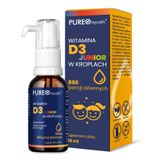 Pureo Health Witamina D3 4000IU, krople, 30 ml - miniaturka zdjęcia produktu