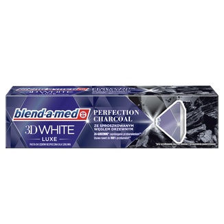 Blend-a-med 3D White Luxe, pasta do zębów, Charcoal, 75 ml - zdjęcie produktu