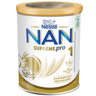 Nestle NAN Supreme Pro 1 HM-O, mleko początkowe dla niemowląt od urodzenia, 400 g - zdjęcie produktu