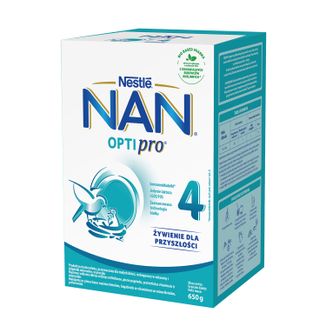 Nestle NAN Optipro 4, mleko modyfikowane Junior dla dzieci po 2 roku, 650 g - zdjęcie produktu