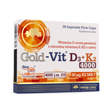 Olimp Gold-Vit D3 + K2 4000 IU, 30 kapsułek - miniaturka zdjęcia produktu