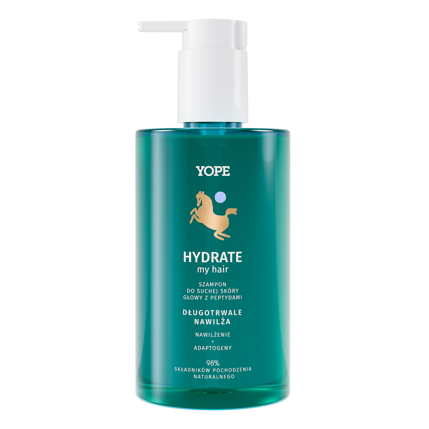 Nieznana Yope Hydrate My Hair, szampon do suchej skóry głowy z peptydami, 300 ml