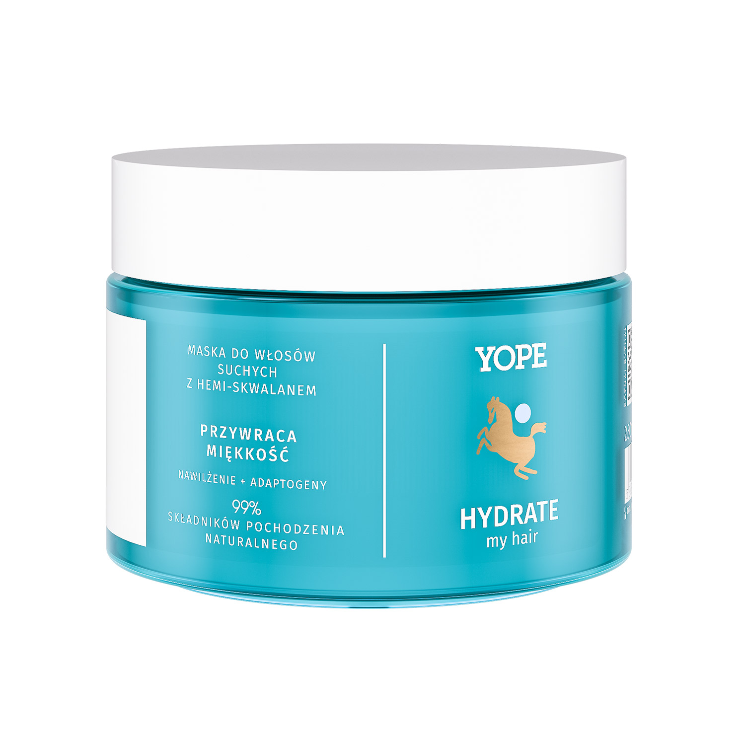 Nieznana Yope Hydrate My Hair, maska do włosów suchych z hemi-skwalanem, 250 ml