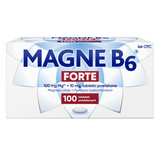 Magne B6 Forte 100 mg + 10 mg, 100 tabletek powlekanych USZKODZONE OPAKOWANIE - miniaturka zdjęcia produktu