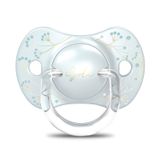 Suavinex SX Pro Gold Edition, smoczek uspokajający, silikonowy, fizjologiczny, niebieski, 0-6 miesięcy, 1 sztuka - miniaturka zdjęcia produktu