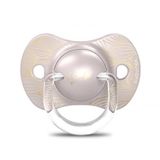 Suavinex SX Pro Gold Edition, smoczek uspokajający, silikonowy, symetryczny, szary, 6-18 miesięcy, 1 sztuka - miniaturka zdjęcia produktu