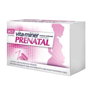 Acti Vita-miner Prenatal, 60 tabletek - miniaturka  zdjęcia produktu