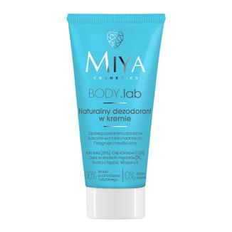 Miya BODY.lab, naturalny dezodorant w kremie, 30 ml - zdjęcie produktu
