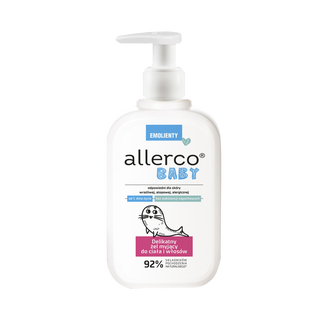 Allerco Baby Emolienty, delikatny żel myjący do ciała i włosów, 200 ml - zdjęcie produktu