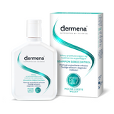 Dermena Sebocontrol, szampon do włosów przetłuszczających się, nadmiernie wypadających, 200 ml - miniaturka zdjęcia produktu