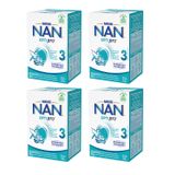 Zestaw Nestle NAN Optipro 3, mleko modyfikowane Junior dla dzieci po 1 roku, 4 x 650 g - miniaturka zdjęcia produktu