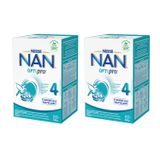 Zestaw Nestle NAN Optipro 4, mleko modyfikowane Junior dla dzieci po 2 roku, 2 x 650 g - miniaturka zdjęcia produktu