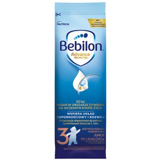 Bebilon Advance Pronutra 3 Junior, odżywcza formuła na bazie mleka, po 1 roku, 29,4 g x 1 saszetka - zdjęcie produktu