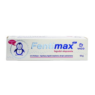 Vaco FentiMax Ukąszenia, żel chłodząco-łagodzący, dla dzieci od 3 lat, 50 g - zdjęcie produktu