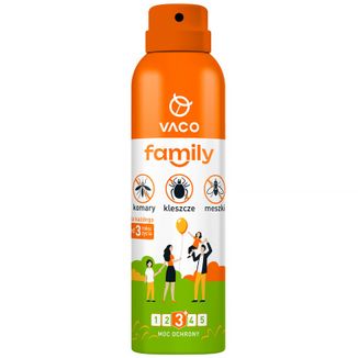 Vaco, spray na komary, kleszcze i meszki, IR3535 10%, 100 ml Vaco, spray na komary, kleszcze i meszki, IR3535 10%, 100 ml - zdjęcie produktu