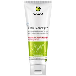 Vaco, krem łagodzący podrażnienia po ukąszeniach owadów, 2w1, 75 ml Vaco, krem łagodzący podrażnienia po ukąszeniach owadów, 2w1, 75 ml - zdjęcie produktu