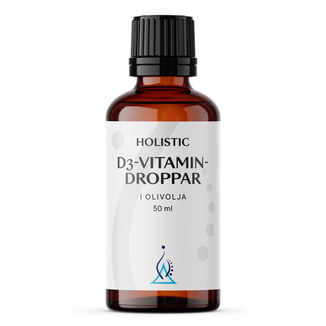 Holistic D3-Vitamin-Droppar i Olivolja, witamina D, krople, 50 ml - zdjęcie produktu