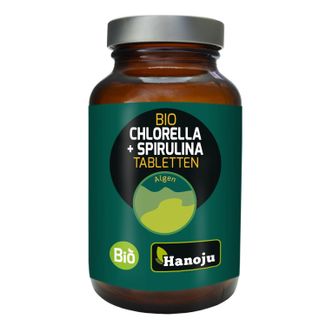 Haniju Chlorella Bio + Spirulina, 300 tabletek - zdjęcie produktu