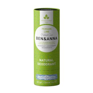 Ben & Anna Natural Deodorant, naturalny dezodorant w sztyfcie, Persian Lime, 40 g - zdjęcie produktu