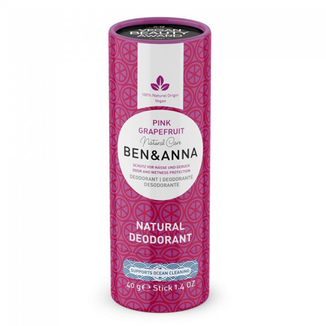 Ben & Anna Natural Deodorant, naturalny dezodorant w sztyfcie, Pink Grapefruit, 40 g - zdjęcie produktu