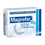 Magnefar B6 Sen z melatoniną, 30 tabletek - miniaturka zdjęcia produktu