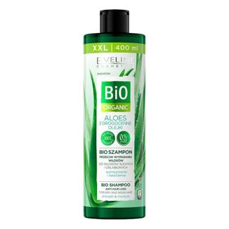 Eveline Cosmetics Bio Organic Aloes, szampon przeciw wypadaniu do włosów suchych i osłabionych, 400 ml - zdjęcie produktu
