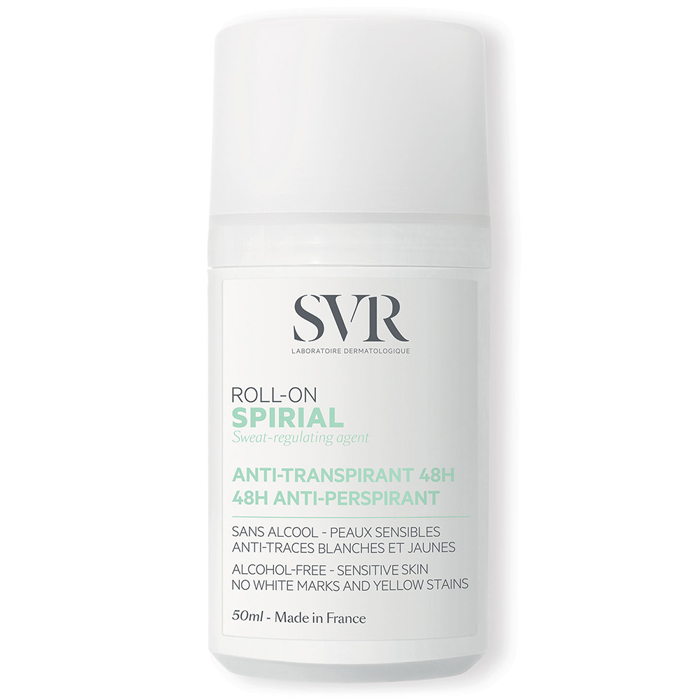 Nieznana SVR Spirial Roll-on, antyperspirant w kulce 48h, 50 ml