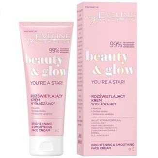Eveline Cosmetics Beauty&Glow, rozświetlający krem wygładzający, 75 ml - zdjęcie produktu