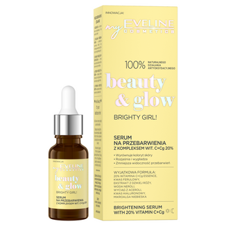 Eveline Cosmetics Beauty&Glow, serum na przebarwienia z kompleksem wit. C+Cg 20%, 18 ml - zdjęcie produktu