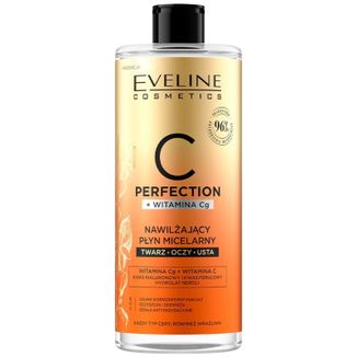 Eveline Cosmetics C-Perfection, nawilżający płyn micelarny do twarzy, 500 ml - zdjęcie produktu