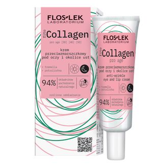 Flos-lek FitoCollagen pro age, krem przeciwzmarszczkowy pod oczy i okolice ust, 30 ml - zdjęcie produktu