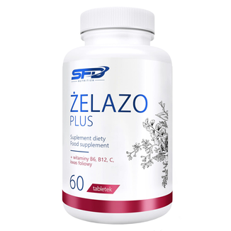 SFD Żelazo Plus, 60 tabletek - zdjęcie produktu
