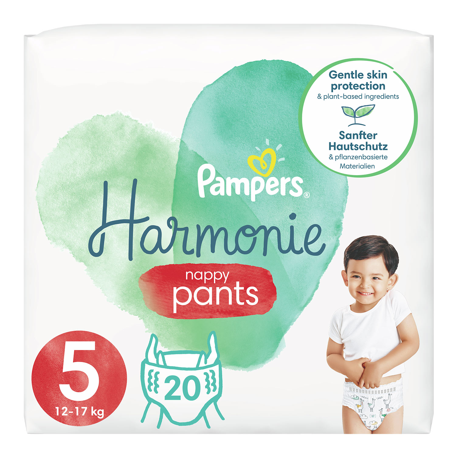 140 couches Pampers Harmonie taille 5 (11-16 kg) - Pampers