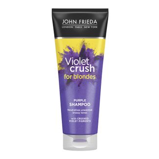 John Frieda Sheer Blonde, fioletowy szampon do włosów blond, Violet Crush, 250 ml - zdjęcie produktu