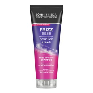 John Frieda Frizz Ease, szampon do włosów puszących się, Brazilian Sleek, 250 ml - zdjęcie produktu