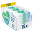 Pampers Harmonie Aqua, chusteczki nawilżane, 15 x 48 sztuk USZKODZONE OPAKOWANIE - miniaturka  zdjęcia produktu