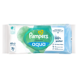 Pampers Harmonie Aqua, chusteczki nawilżane, 48 sztuk - miniaturka zdjęcia produktu