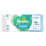 Pampers Harmonie Aqua, chusteczki nawilżane, 48 sztuk - miniaturka zdjęcia produktu