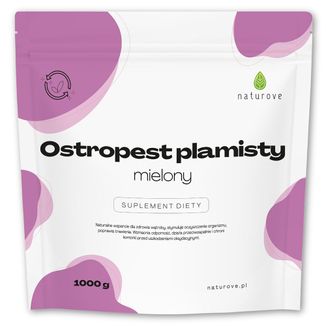 Naturove Ostropest plamisty, mielony, 1000 g KRÓTKA DATA - zdjęcie produktu