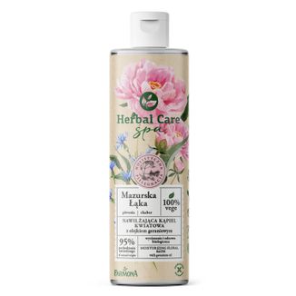 Farmona Herbal Care Spa, nawilżająca kąpiel kwiatowa Mazurska Łąka z olejkiem geraniowym, 400 ml - zdjęcie produktu
