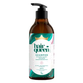Hair Queen, szampon do skóry głowy i włosów niskoporowatych, 400 ml - zdjęcie produktu