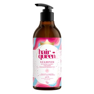 Hair Queen, szampon do skóry głowy i włosów średnioporowatych, 400 ml - zdjęcie produktu