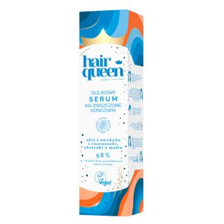 Hair Queen, olejkowe serum na zniszczone końcówki, 80 ml - zdjęcie produktu