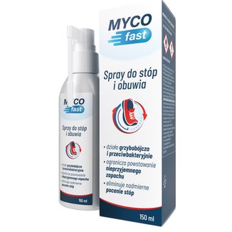 MYCOfast, spray do stóp i obuwia, 150 ml - zdjęcie produktu